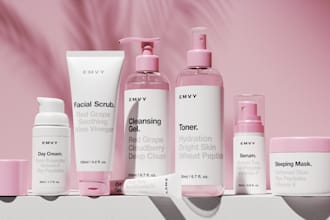 design skincare label, cosmetic label design, product label, packaging design