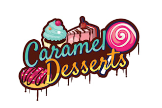 make modern desserts and baking company logo