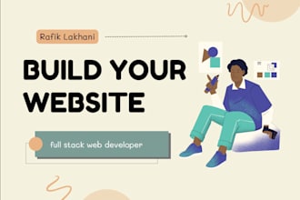 do website development as a full stack web developer, front end and backend both