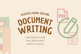 be documents writer for school or office
