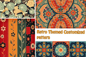 create seamless pattern design or custom design