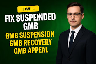 fix suspended gmb, gmb suspension, gmb recovery, and gmb appeal