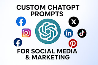 write viral chatgpt prompts for social media marketing and content creation
