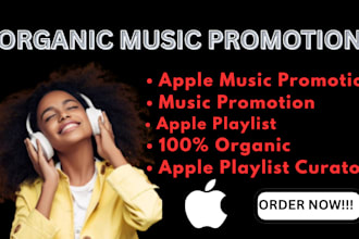 do hip hop rub music promotion to 900 apple music playlist curator