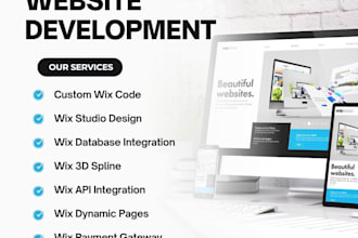 custom wix velo code wix studio design corvid script 3d spline database