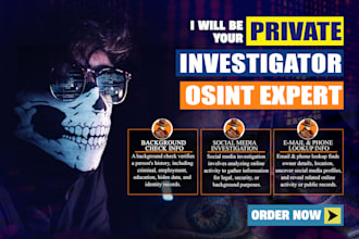 do social media investigation osint background check find someone forensics