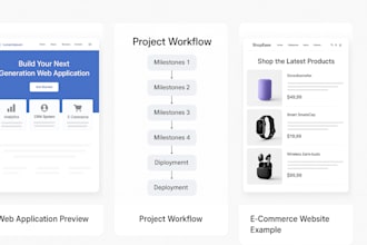 develop responsive react js web applications and components