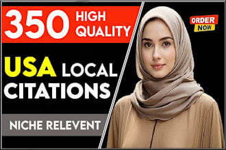 put business on 350 USA local citations directories local SEO