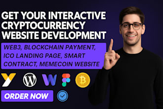 develop cryptocurrency website integrate blockchain payment, smart contract web3