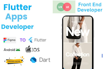 design stunning flutter UI UX for android and ios apps