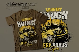 make vintage road adventure wanderlust logo, retro camping badges, t shirt
