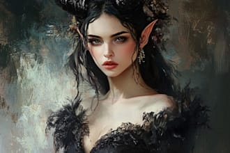 paint a portrait of you in fantasy world