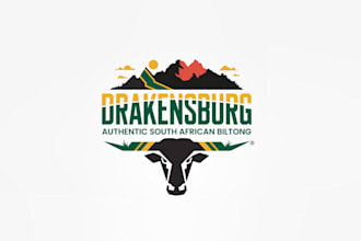 design hipster professional biltong logo