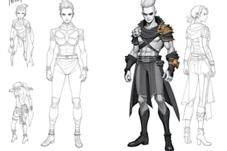 make a sketch of your ideal character