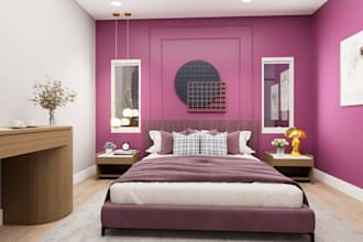 do 3d bedroom interior design modeling rendering house kitchen exterior design