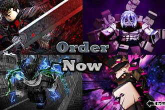 make amazing roblox anime gfx and thumbnails for you