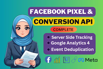 set up facebook pixel and conversion API with full event tracking