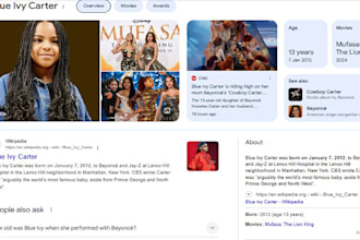 build standard google knowledge panel, knowledgepanel for any person or brand