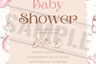 make baby shower invitations, birthday invitations, and more