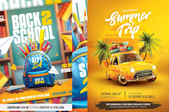 design real estate flyer postcard brochure marketing flyer