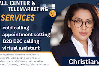 be your telemarketing, cold calling and appointment setting