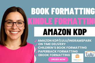 book formatting for amazon KDP print and ingramspark
