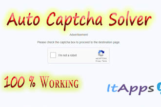 build an auto appiontment booking bot,captcha solver bot,sms bot