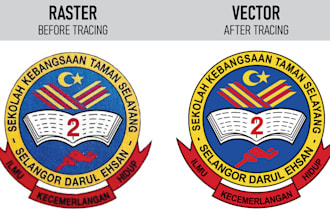 vector trace your logo or image professionally