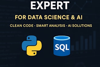 use python and sql for ai, data science, and data analysis projects