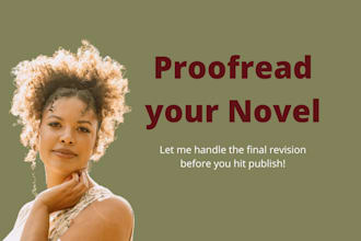 proofread your romance novel