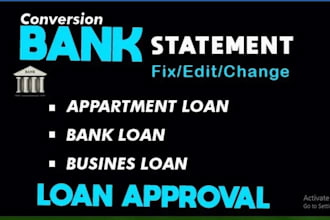 prepare financial statements, bank reconciliation, and bookkeeping