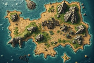 make a fantasy map for your dnd game