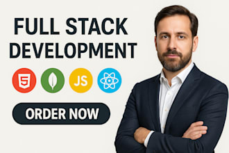 develop full stack websites using react, python, django, and nodejs