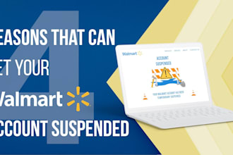amazon suspension, walmart listings, walmart suspension and write appeal letter