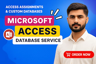 develop professional ms access database projects, assignments, and applications