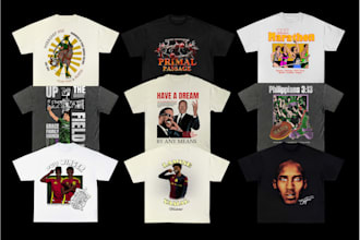 create a tee design with a modern streetwear aesthetic