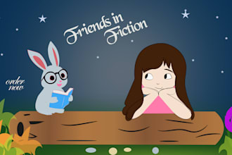 illustrate whimsical storybook scenes and cartoon artwork