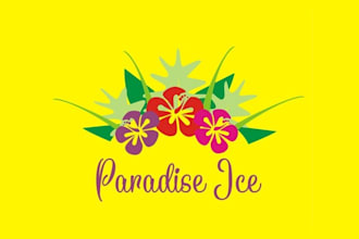 make sustainability particular new logo for paradise ice