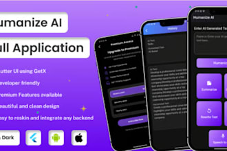 build ai mobile app, flutter app, ai saas app, ai web app with support