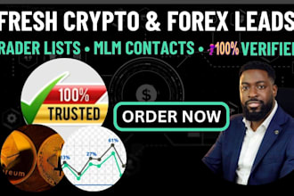 generate hot fresh trader list, crypto leads, MLM contact, HQ fresh forex lead