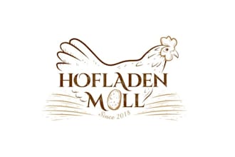 design captivating unique hofladen moll logo