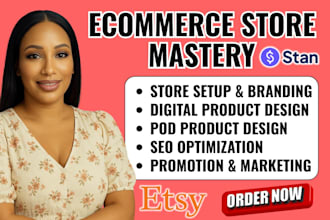 etsy shop set up etsy digital products etsy pod stan store etsy seo etsy listing