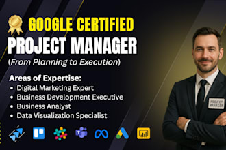 manage your projects from planning to execution as a certified project manager