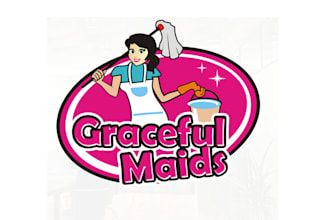 design colorful home cleaning company logo