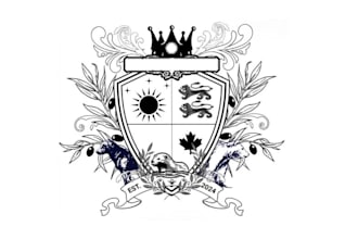 draw family crest coat of arms logo for your brand