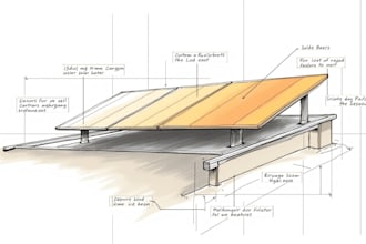 do solar permit drawings with custom foundation design