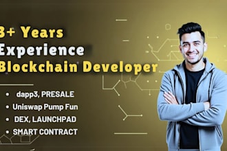 be your blockchain developer for staking and uniswap v4