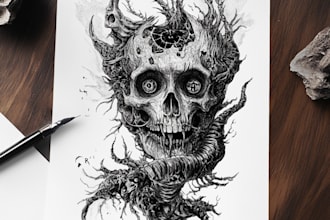 make fantasy horror and fantasy horror character