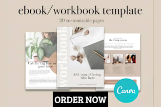 canva ebook design lead magnet workbook ebook and formatting layout design