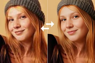 enhance your blurred low quality photos to high quality